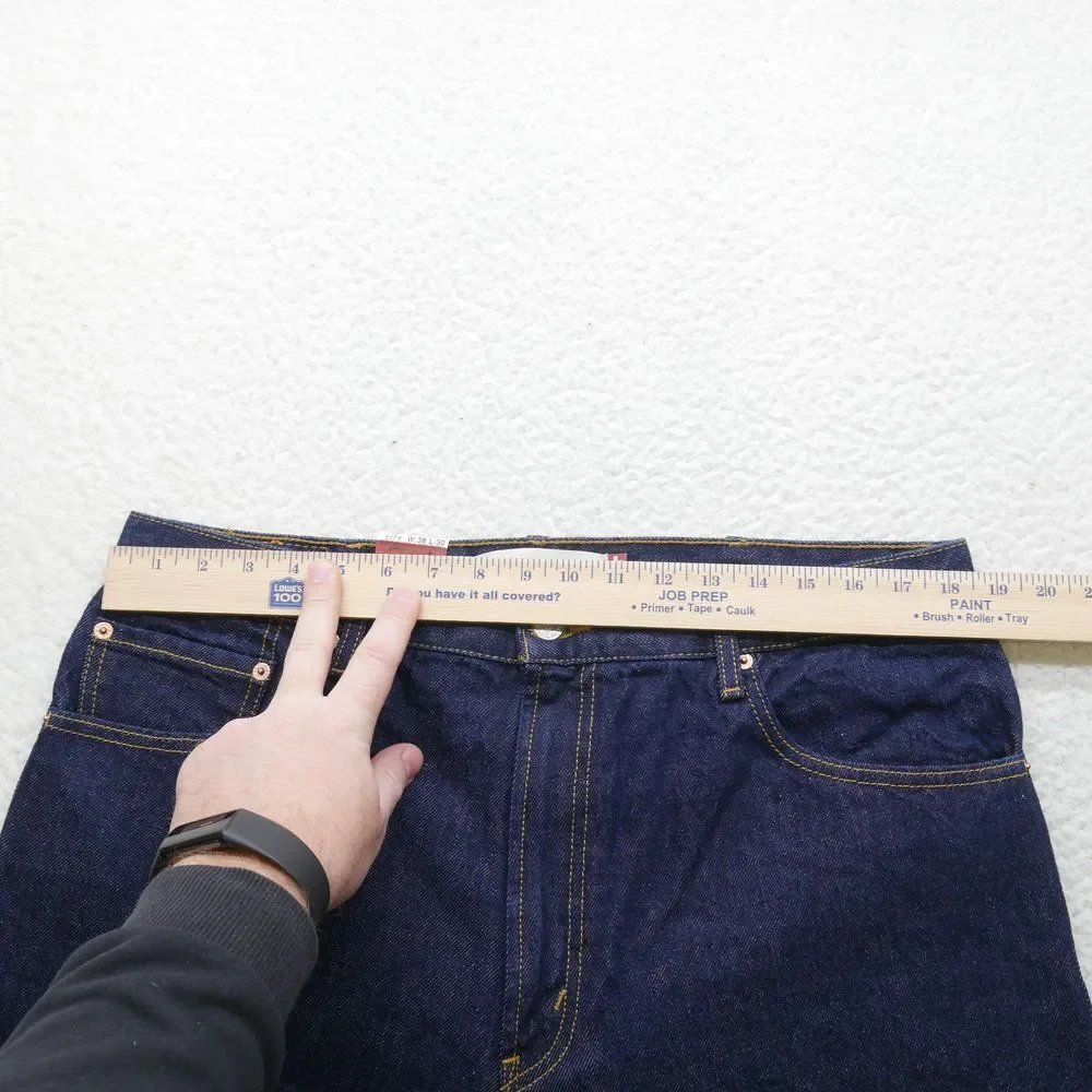 Vintage Levi's 517 Jeans Mens 38x30 Deadstock Y2K 2000s Boot Cut Dark Wash Denim